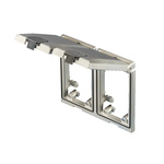 Rittal SZ Series Polycarbonate Mounting Frame For Use With Interfaces And Sockets