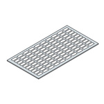 ABB IS2 Series Steel Label Holder for Use with AM2 Cabinets, IS2 Enclosures For Automation