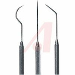 DENTAL PROBES, Set of 3, Straight, Hooked, and Curved Probes
