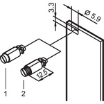 nVent SCHROFF Steel Hardware Kit for Use with Front Panels