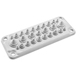 FL21 Series TPE Cable Entry Membrane for Use with Spacial (Spacial S3D) Compact Enclosure, 214 x 30 x 62mm