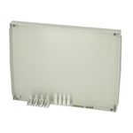Fibox Polycarbonate Front Plate for Use with Enclosures, 500 x 400 x 1mm
