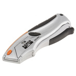 Bahco Retractable Squeeze; Quick Change Safety Knife with Straight Blade