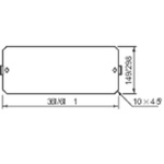 Schneider Electric NSYPMP Series Mounting Plate, 300mm H, 750mm W, 750mm L for Use with Thalassa PLS/PHD
