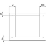 Schneider Electric NSYS Series Gland Plate, 20mm H, 600mm W for Use with spacial SM