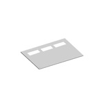 ABB RAL 7035 Roof Plate, 859mm W, 325mm L for Use with Cabinets TriLine