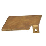 RS PRO Brass Gland Plate, 3mm H, 61.8mm W, 110mm L for Use with RS PRO GRP Enclosure