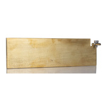 RS PRO Brass Gland Plate, 3mm H, 87mm W, 205mm L for Use with RS PRO GRP Enclosure