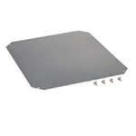 Fibox Galvanised Steel Mounting Plate, 250mm W for Use with ARCA Series