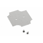 Hammond Steel Mounting Plate, 66mm W, 66mm L for Use with 1554 & 1555 B & B2 Enclosures
