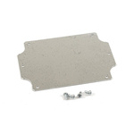 Hammond Steel Mounting Plate, 76mm W, 108mm L for Use with Flanged 1555 FF & F2F Enclosures