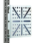 Rittal TS Series Sheet Steel Perforated Mounting Plate, 141.5mm W for Use with AE Series, AX, SE, TS, VX
