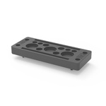 nVent HOFFMAN CEP Series Polyamide Gland Plate, 60mm W, 148mm L for Use with Enclosures