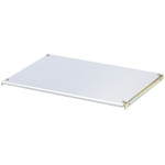 Takachi Electric Industrial Aluminium Mounting Plate, 7.3mm H, 167mm W, 130mm L for Use with MS Enclosure, MSN