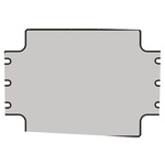 Legrand Steel Mounting Plate, 2mm H, 272mm W, 122mm L for Use with Atlantic Enclosure