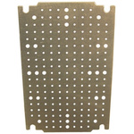 Legrand Steel Perforated Mounting Plate, 256mm W, 256mm L for Use with Atlantic Enclosure, Marina Enclosure