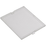 CAMDENBOSS Polycarbonate Cover, 3mm H, 42mm W, 208mm L for Use with CNMB DIN Rail Enclosure