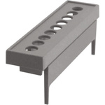 CAMDENBOSS Polycarbonate Terminal Cover, 20mm H, 14mm W, 36mm L for Use with CNMB DIN Rail Enclosure