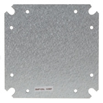 RS PRO Steel Mounting Plate, 148mm H, 148mm L for Use with 200 x 200 Enclosure