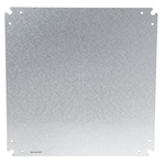 RS PRO Steel Mounting Plate, 348mm H, 348mm L for Use with 400 x 400 Enclosure