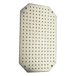 Fibox Galvanised Steel Perforated Mounting Plate, 1.5mm H, 270mm W, 350mm L for Use with ARCA 4030