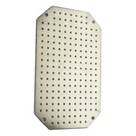 Fibox Galvanised Steel Perforated Mounting Plate, 1.5mm H, 450mm W, 650mm L for Use with ARCA 5070, ARCA 7050