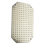 Fibox Galvanised Steel Perforated Mounting Plate, 1.5mm H, 550mm W, 750mm L for Use with ARCA 6080, ARCA 8060
