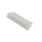 Hammond 1597DIN Series PC Cover, 16mm H, 10.2mm W, 52.2mm L for Use with 1597DIN6GY, 1597DIN9GY