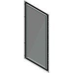 Schneider Electric NSYSFD128 Series Lockable RAL 7035 Plain Door, 1200mm H, 800mm W for Use with Spacial SF