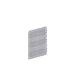 Rittal VX Series Sheet Steel Mounting Plate, 600mm H, 500mm W for Use with VX, VX SE Series