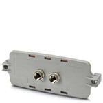 Phoenix Contact ECS Series Polycarbonate Front Plate, 30mm H, 62mm W, 163mm L for Use with ECS