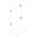 ABB IS2 Series Galvanised Steel, 120mm W, 120mm L for Use with IS2 Enclosures