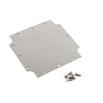 Hammond Steel Mounting Plate, 106.85mm W, 107.7mm L for Use with Flanged 1555 NF & N2F Enclosures