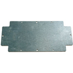 Rose Galvanised Steel Mounting Plate, 2mm H, 341mm W, 340mm L for Use with Polyester Standard Enclosures 02.363609