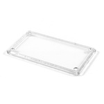Hammond Polycarbonate Lid, 2.4in W, 111.76mm L for Use with 1591B enclosures