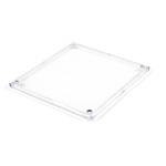 Hammond Polycarbonate Lid, 4.7in W, 119.38mm L for Use with 1591V enclosures