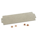 Hammond Steel Mounting Plate, 2.94in W, 189.992mm L for Use with 1590ZGRP131 enclosure