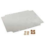 Hammond Steel Mounting Plate, 9.84in W, 199.898mm L for Use with 1590ZGRP233 enclosure