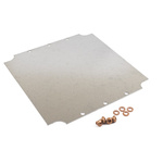 Hammond Steel Mounting Plate, 9.87in W, 255.016mm L for Use with 1590ZGRP234 enclosure