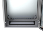 nVent HOFFMAN AF Series RAL 7035 Mild Steel Ventilated Gland Plate, 242mm W, 128mm L for Use with Enclosures
