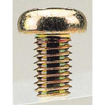 Takachi Electric Industrial Chromate Iron Pan Head Self Tapping Screw, M3 x 4mm Long