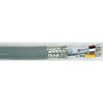 Alpha Wire MEC COAXIAL Grey PVC Cat5 Cable SF/FTP, 30m Unterminated/Unterminated