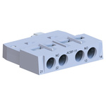 WEG Auxiliary Contact Block, 2 Contact, 1NC + 1NO, Front Mount