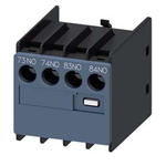 Siemens Auxiliary Switch Block, 2 Contact, 1NC + 1NO, Snap-On, Sirius Innovation