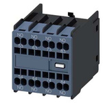 Siemens Auxiliary Switch Block, 4 Contact, 4NO, Snap-On, Sirius Innovation