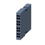 Siemens Auxiliary Switch Block, 2 Contact, 2NC, Snap-On, Sirius Innovation
