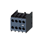 Siemens Auxiliary Contact, 4 Contact, 1NO + 3NC, Snap-On, SIRIUS