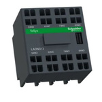Schneider Electric Auxiliary Contact Block, 3 Contact, 3NO + 1NC, Front Mount, TeSys