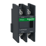 Schneider Electric Auxiliary Contact Block, 2 Contact, 2NC, Front Mount, TeSys