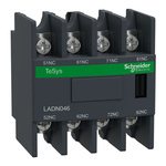 Schneider Electric Auxiliary Contact Block, 4 Contact, 4NC, Front Mount, TeSys